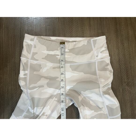 ATHLETA Camo Contender 7/8 Tights Cream White Women’s Size XS Athletic Active - Picture 13 of 16